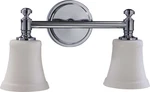 Quorum International 5122-2-14 Chrome Two Light 16.5"W Bathroom Fixture. Fixed Price $101.00.