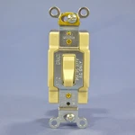 Cooper Ivory Commercial Grade Toggle Wall Light Switches 4-WAY 20A Bulk CS420V. Fixed Price $8.07.