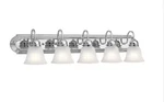Kichler Independence 36 In. 5-LIGHT Chrome Traditional Bathroom Vanity. Fixed Price $62.99.