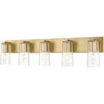 Z-lite 826-5V-MGLD Titus Bathroom Vanity Light Modern Gold. Fixed Price $391.00.
