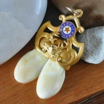Bpoe 10K Double Tooth Elks Lodge Enamel Fob Pendant Charm Antique Gold Stag. Fixed Price $399.99.