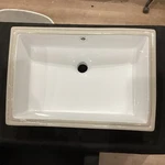Amberflo 21.5 Bathroom Sink Undermount White AF-6062. Fixed Price $106.24.