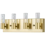 Bathroom Vanity Light Fixtures Over Mirror Brushed Golden Finish Coating, 4 L.... Fixed Price $214.88.