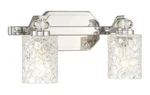 Minka Lavery 2612 Crystal Kay Light 16"W Vanity - Chrome. Fixed Price $149.00.