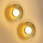 Pusu Cordless Gold Wall Sconces Set Of 2, Battery Operated 5200MAH Rechargeab.... Fixed Price $97.98.