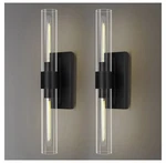 Zhtiechui Modern Wall Sconces Black 2-LIGHT Bathroom Vanity Pack. Fixed Price $250.00.