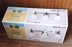 Hampton Bay Crawley 3-LIGHT 24 In. Oil Rubbed Bronze Vanity Fixture New Box. Fixed Price $35.00.