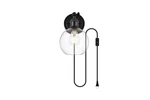Elegant Lighting LD7330W6 Wesson 11" Tall Plug-in Wall Sconce. Fixed Price $52.80.
