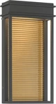 The Great Outdoors 79500-L Clyne 15" Tall Led Wall Sconce Sand Coal Black. Fixed Price $295.20.