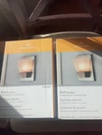 Portfolio Brushed Nickel Wall Sconce #0204367 Lot Of. Fixed Price $55.00.