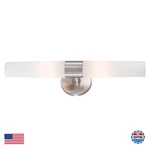 George Kovacs P5042-144 Saber Vanity Bath 2-LIGHT 120 Total Watts 4.75-IN. Fixed Price $270.30.