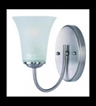 Maxim Lighting 10051FTSN Logan-one Wall Sconce Modern STYLE-5 Inches. Fixed Price $33.99.
