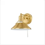 Feldner One Light Wired Sconce Aged Brass Finish. Fixed Price $29.99.