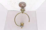 Art Deco Streamline Crescent Arm Pendant Light Fixture Antique Ceiling Hanging. Fixed Price $94.62.