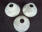 Lumapro Light Fixture, Brushed Nickel, Frosted GLASS,4UZG9, (mg). Fixed Price $25.00.