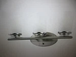 Aiwen Modern 19.09 In. 3-LIGHT Brushed Nickel Bathroom Vanity Wall Sconce. Fixed Price $37.95.