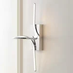 Jonathan Sketch 9 In. Chrome Minimalist Metal Integrated Led Vanity Light. Fixed Price $19.95.