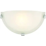 Led Wall Sconce With Alabaster Glass And Interchangable Bn Orb Clips. Fixed Price $29.99.