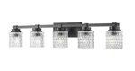 Z-lite 6101-5V Jacqueline Light 40"W Vanity Black. Fixed Price $276.00.
