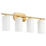 Quorum International 5228-4 Belinder Light 33"W Vanity Brass. Fixed Price $442.00.