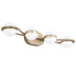 Hkmgt 28.35 In. 4-LIGHT Gold Led Vanity Over Mirror Bath Wall Fixture. Fixed Price $69.95.