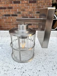 Allen + Roth Merington Wall Sconce Brushed Chrome Transitional Vanity Light. Fixed Price $27.95.