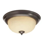 Transglobe Lighting Stewart 13" Rubbed Oil Bronze Frosted Glass Flushmount New. Fixed Price $40.73.