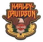 Harley-davidson Led Rubber Bar Mat, Pre-luxe Oil Can Graphic W/ Lighting. Fixed Price $41.95.