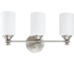 Craftmade Dardyn Vanity, 3-LIGHT 300 Total Watts, Brushed Polished Nickel. Fixed Price $114.25.
