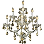 Elegant Lighting 2800W7C-GT/RC Maria Theresa Wall Sconce Chrome. Fixed Price $604.00.