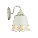 Golden Lighting 0883-BA1 Eloise 10" Tall Bathroom Sconce Off White. Fixed Price $140.00.