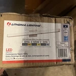 Lithonia Lighting Contractor Select 45 In. 1-LIGHT Brushed Nickel Vanity. Fixed Price $58.00.