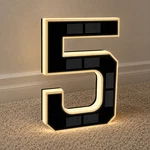 9" Solar Powered Led House Number Light Waterproof Outdoor For Address. Fixed Price $33.00.