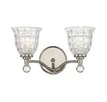 Birone 2 Light Bathroom Vanity In Polished Nickel By Savoy House -. Fixed Price $296.00.