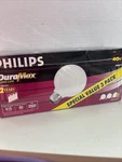 Phillips Duramax 40W White G25 Globe Vanity Light Bulbs 3-PACK Not Led. Fixed Price $21.99.