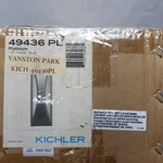 Kichler 49436 Cesya 18"X6" Platinum Contemporary Led Outdoor Wall Light Sconce. Fixed Price $188.95.