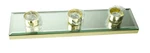 Craftmade 18" Light Polished Brass Solid-beveled Mirror Bath Bar 13418PB3. Fixed Price $26.25.