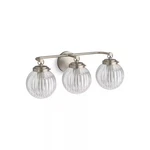 Kohler Embra By Studio Mcgee 3-LIGHT Brushed Nickel Wall Sconce 32254-SC03-BNL. Fixed Price $569.00.