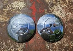 Pair 2 Vintage Johnson Boat Trailer Marine. Fixed Price $179.00.