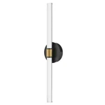 Lark Kai Led Medium Bath Vanity, Black/etched White/ Brass 85602BK-LCB. Fixed Price $219.99.