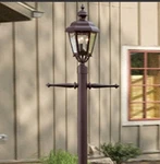 Black Hanover Lantern B9330 Jamestown Medium Traditional Exterior Post Lighting. Fixed Price $249.00.