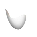 Sonneman 2670.03W Waveforms Wall Sconce, 1-LIGHT 9 Watts, Satin White. Fixed Price $43.00.