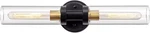 Bathroom Sconces Wall Lighting W/ Clear Glass, 2-LIGHT Vanity Fix. Fixed Price $84.99.