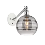 Innovations Lighting 317-1W-10-8 Rochester Sconce 10" White Polished. Fixed Price $286.00.