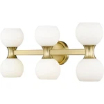 Z-lite 494-6V-MGLD Artemis Light 25 Inch Modern Gold Vanity Wall. Fixed Price $192.00.