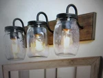 Lnc Farmhouse Bathroom Vanity 3-LIGHT Black Powder Wall Sconce. Fixed Price $51.25.