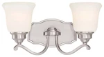 Minka Lavery Savannah Row Brushed Nickel Bath LIGHT-3322-84. Fixed Price $74.00.