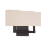 Wac Lighting Dweled, Manhattan 15IN Fabric Wall Sconce 2700K Brushed.... Fixed Price $149.99.