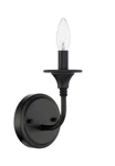 Craftmade 57061 Jolenne 8" Tall Bathroom Sconce - Black. Fixed Price $39.68.