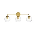 Living District Genesis Light Bath Sconce, Brass/clear - LD7321W28BRA. Fixed Price $164.00.